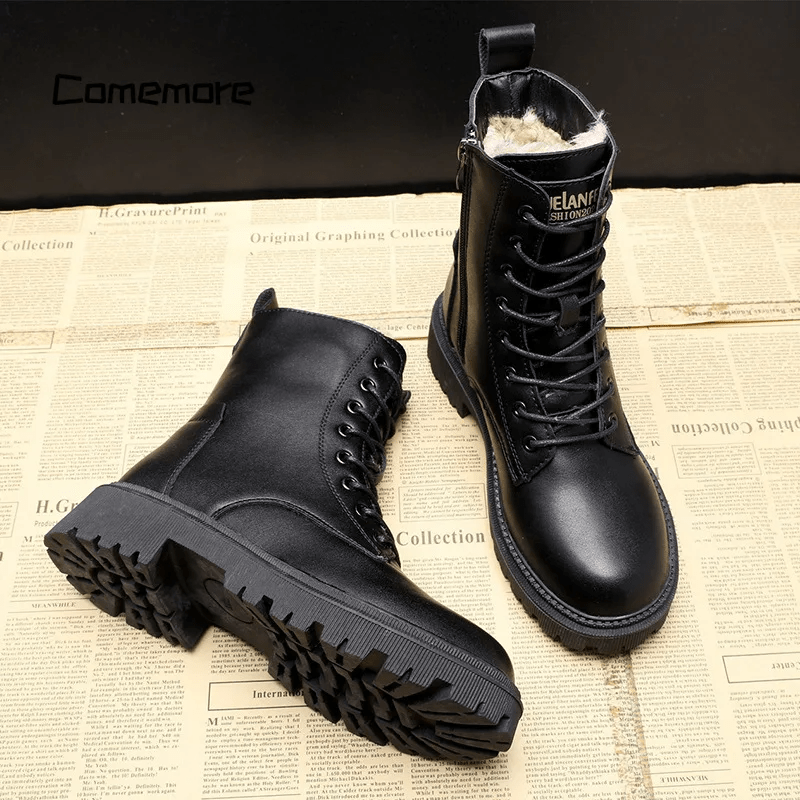 Amore | Winterstiefel für Damen | Runde Zehe Knöchelhöhe