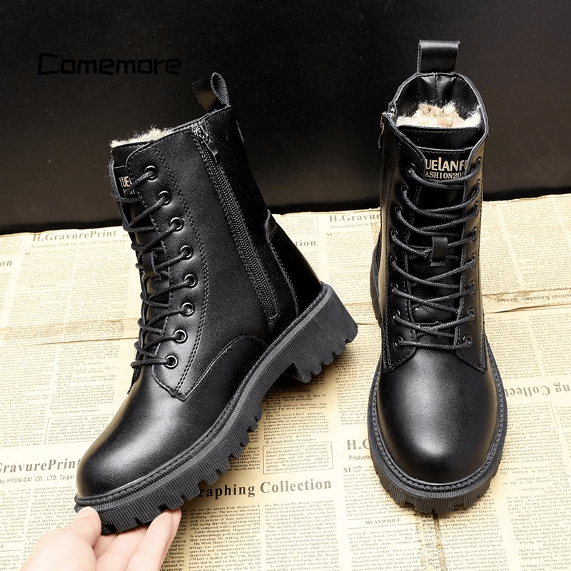 Amore | Winterstiefel für Damen | Runde Zehe Knöchelhöhe