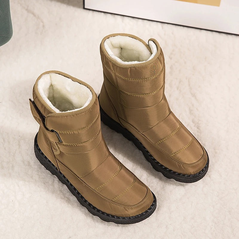 NOUVEAU RICHE Winterstiefel Mit Plüschfutter Dicke Wärme Alltagsstil
