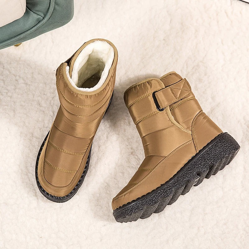 NOUVEAU RICHE Winterstiefel Mit Plüschfutter Dicke Wärme Alltagsstil