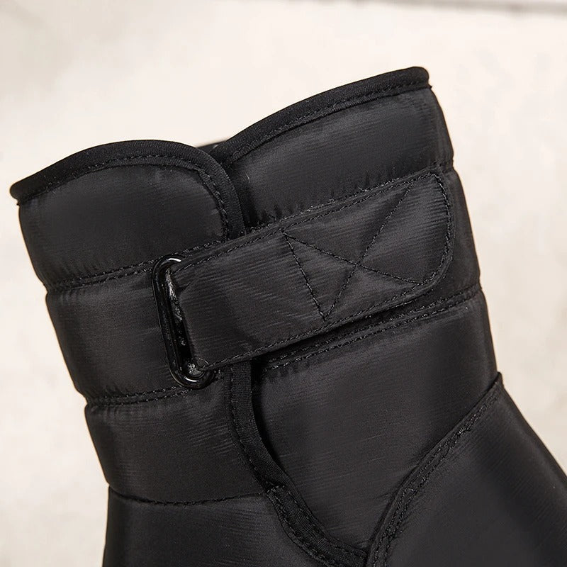 NOUVEAU RICHE Winterstiefel Mit Plüschfutter Dicke Wärme Alltagsstil