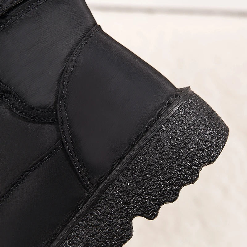 NOUVEAU RICHE Winterstiefel Mit Plüschfutter Dicke Wärme Alltagsstil