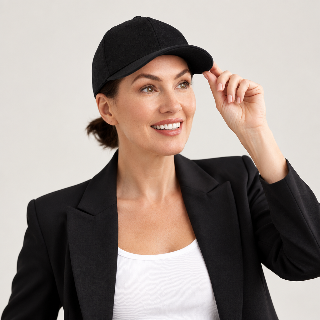 NOUVEAU RICHE Infrarot-Rotlicht-Kappe – LED Rotlicht Haarkappe für die Kopfhaut, Kabellose Anwendung Zuhause – HairGlow Pro