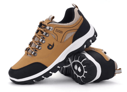 NOUVEAU RICHE Herren Im Freien Trekking- und Wanderschuhe Profil Nässe Braun