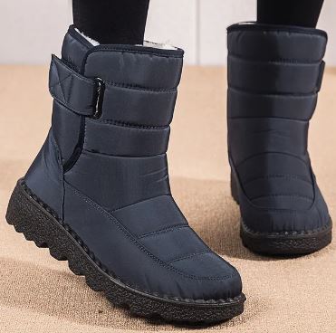 Ēden | Stiefel für Damen | Gestepptes Design Wadenhoch