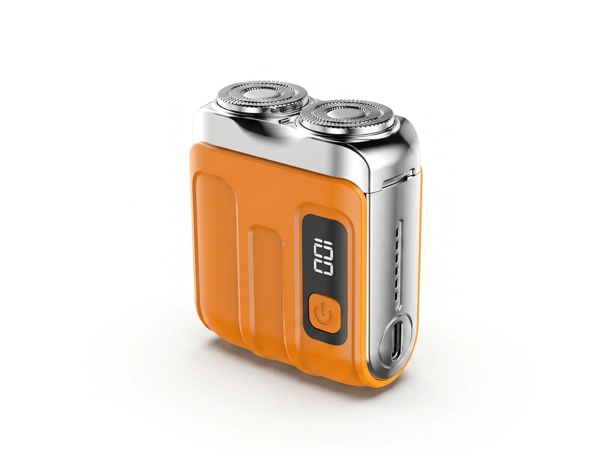 NOUVEAU RICHE Pocket Shaver – Tragbarer Elektrorasierer für Herren, Mini Reiserasierer mit USB-C Akku, Nass & Trocken, Glatte Rasur Überall