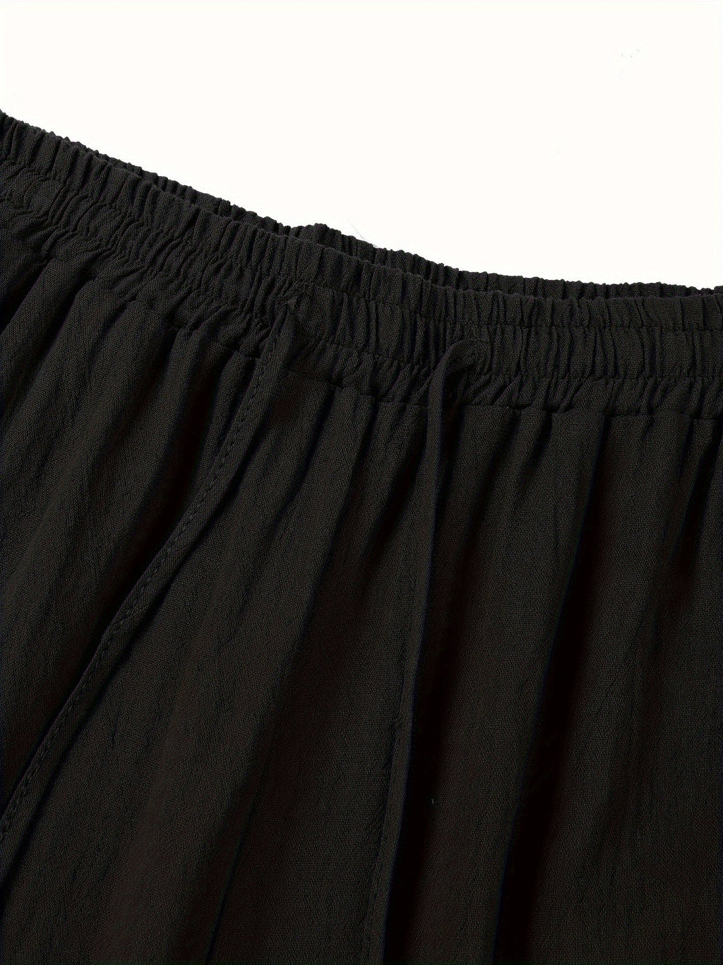 NOUVEAU RICHE Leinenhose Herren Elastischer Bund Lockere Atmungsaktiv