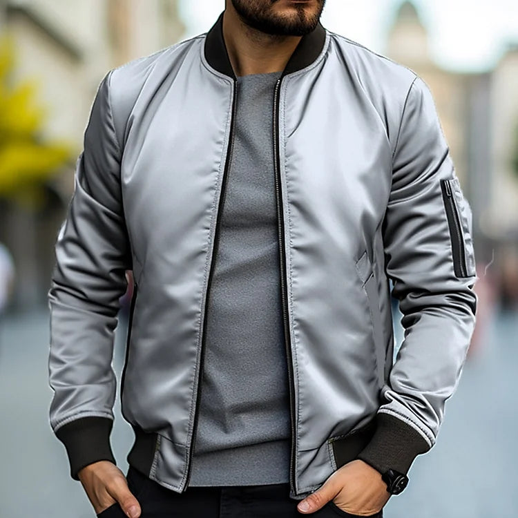 NOUVEAU RICHE Stylische Herren Bomberjacke für Freizeit und Sport – Trendige Mode für jeden Anlass