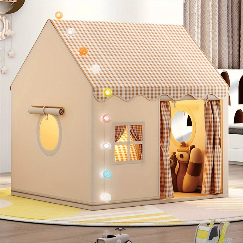 NOUVEAU RICHE Spielhaus Kinder Indoor – Grosses Spielzelt 130 x 120 x 100 cm für drinnen & draussen, einfacher Aufbau