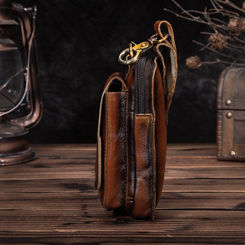 NOUVEAU RICHE Hermosa | Echtleder Herren-Gürteltasche