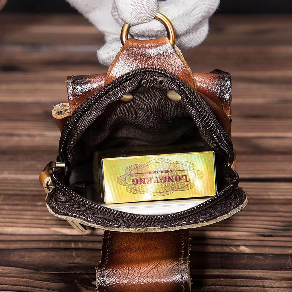 NOUVEAU RICHE Hermosa | Echtleder Herren-Gürteltasche