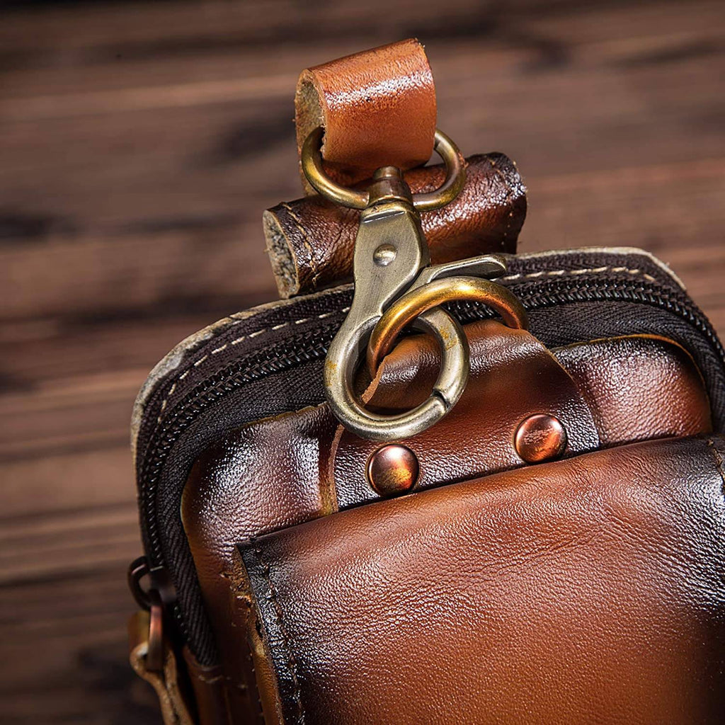 NOUVEAU RICHE Hermosa | Echtleder Herren-Gürteltasche