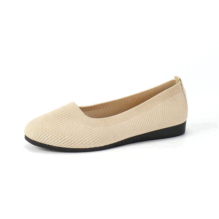 NOUVEAU RICHE Damen Sportschuhe Sommer – Gepolstert & Bequem für Alltag und Freizeit Cremefarben