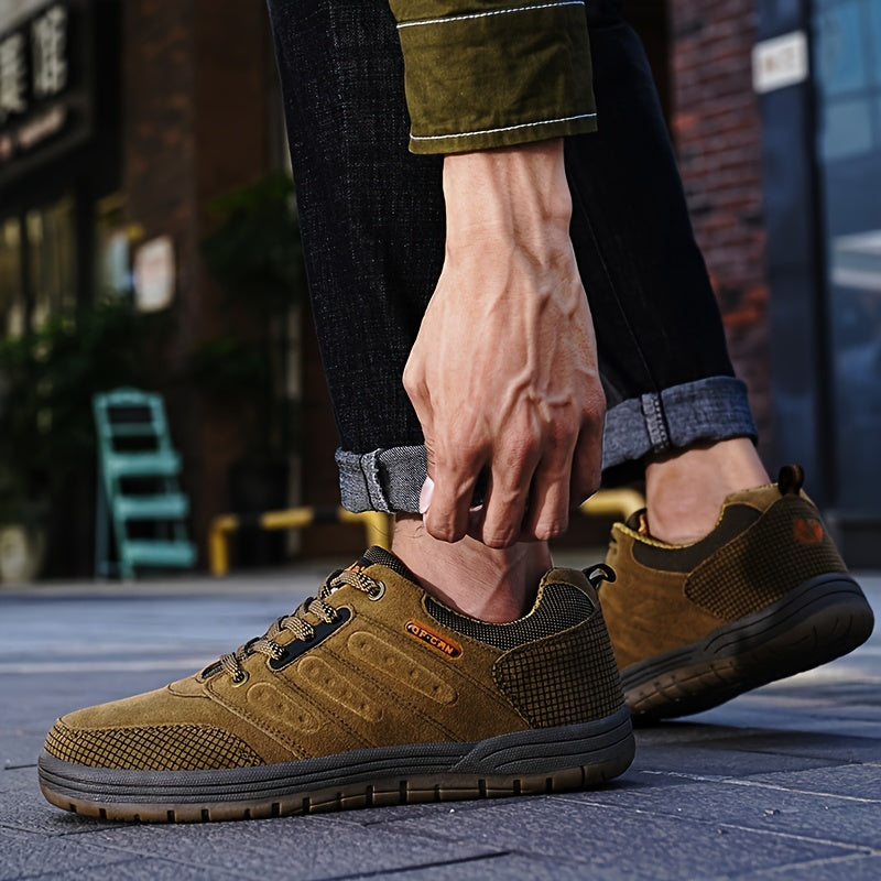 NOUVEAU RICHE Herren-Wanderschuhe Robuste Schnüren Strukturierte Außensohle
