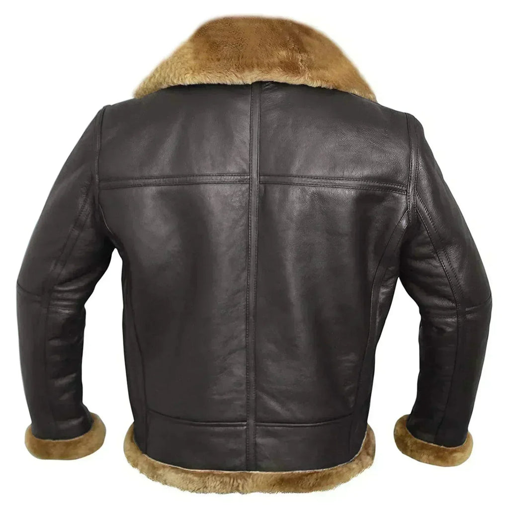 NOUVEAU RICHE Herren Klassische Fliegerjacke mit Reissverschluss – Bomberjacke & Pilotenjacke für Herren, S–5XL – Calico