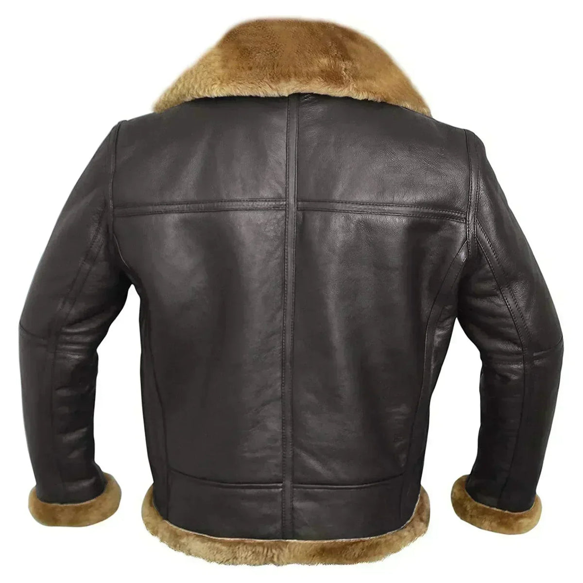 NOUVEAU RICHE Herren Klassische Fliegerjacke mit Reissverschluss – Bomberjacke & Pilotenjacke für Herren, S–5XL – Calico