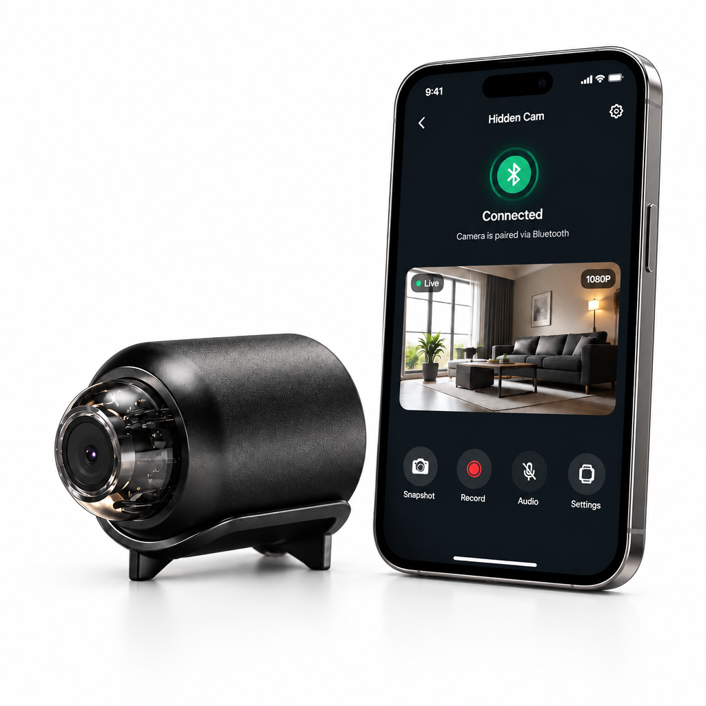 Kompakte 5G-Überwachungskamera mit HD-Streaming und Nachtsicht – Kamera mit SIM ohne WLAN, 1080p & Bewegungsalarm