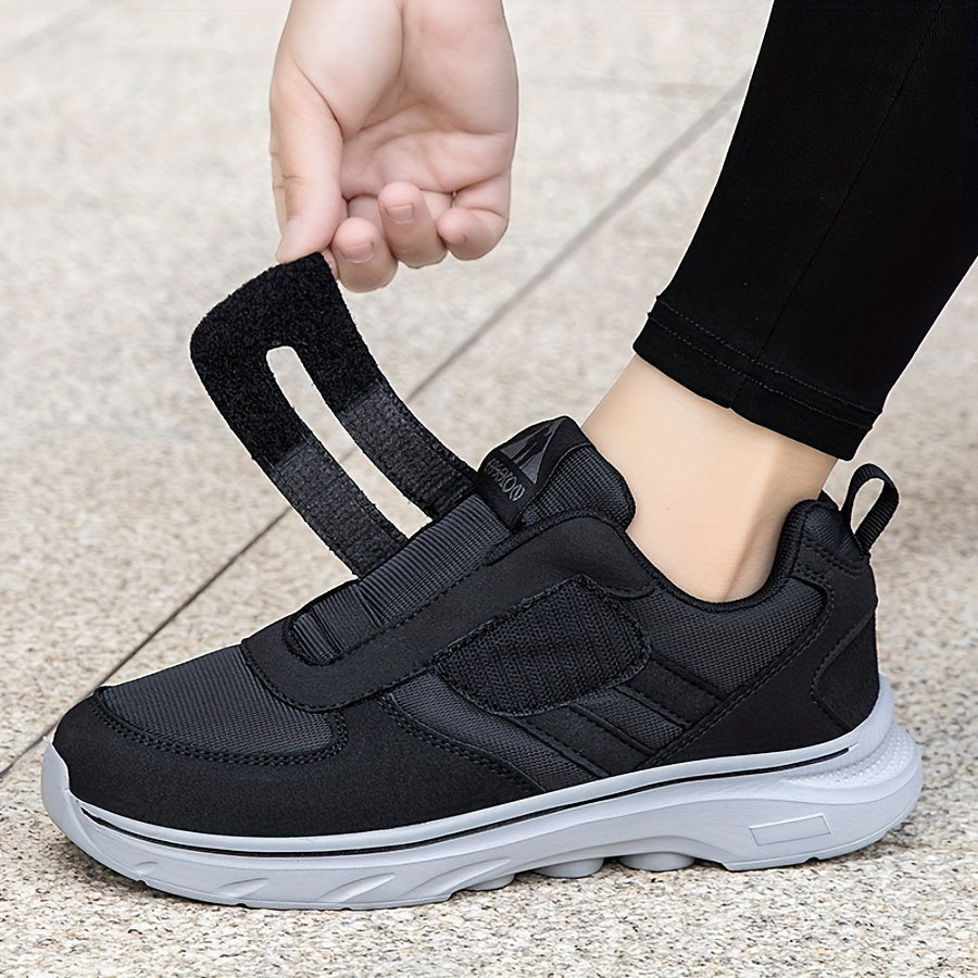 NOUVEAU RICHE Komfortable Laufschuhe mit Klettverschluss – Bequeme Sneaker mit Klett für Damen & Herren, atmungsaktiv, leicht anzuziehen – EasyStride