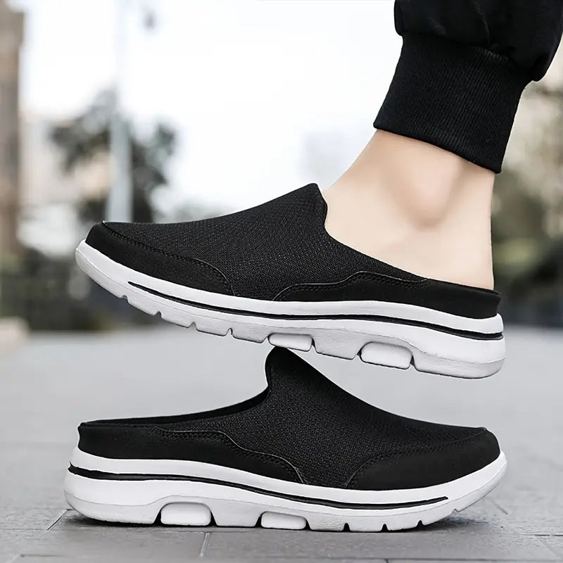 NOUVEAU RICHE Herren Barfussschuhe – Leichte Barfuss Slip-On Sneaker mit breiter Zehenbox, flexible rutschfeste Sohle – Marlon