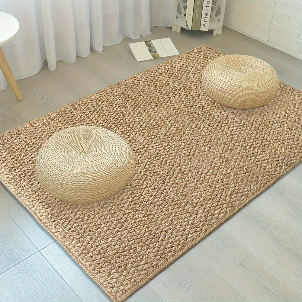 NOUVEAU RICHE Saugfähige Fussmatte für innen & aussen – Rutschfeste Matte in Jute-Optik, waschmaschinenfest, 3 Grössen