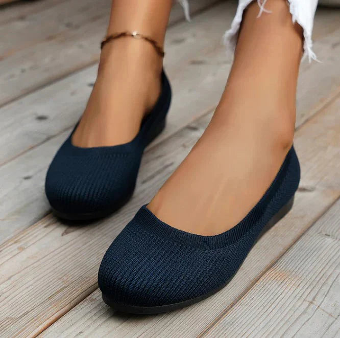 NOUVEAU RICHE Damen Sportschuhe Sommer – Gepolstert & Bequem für Alltag und Freizeit Navy blau