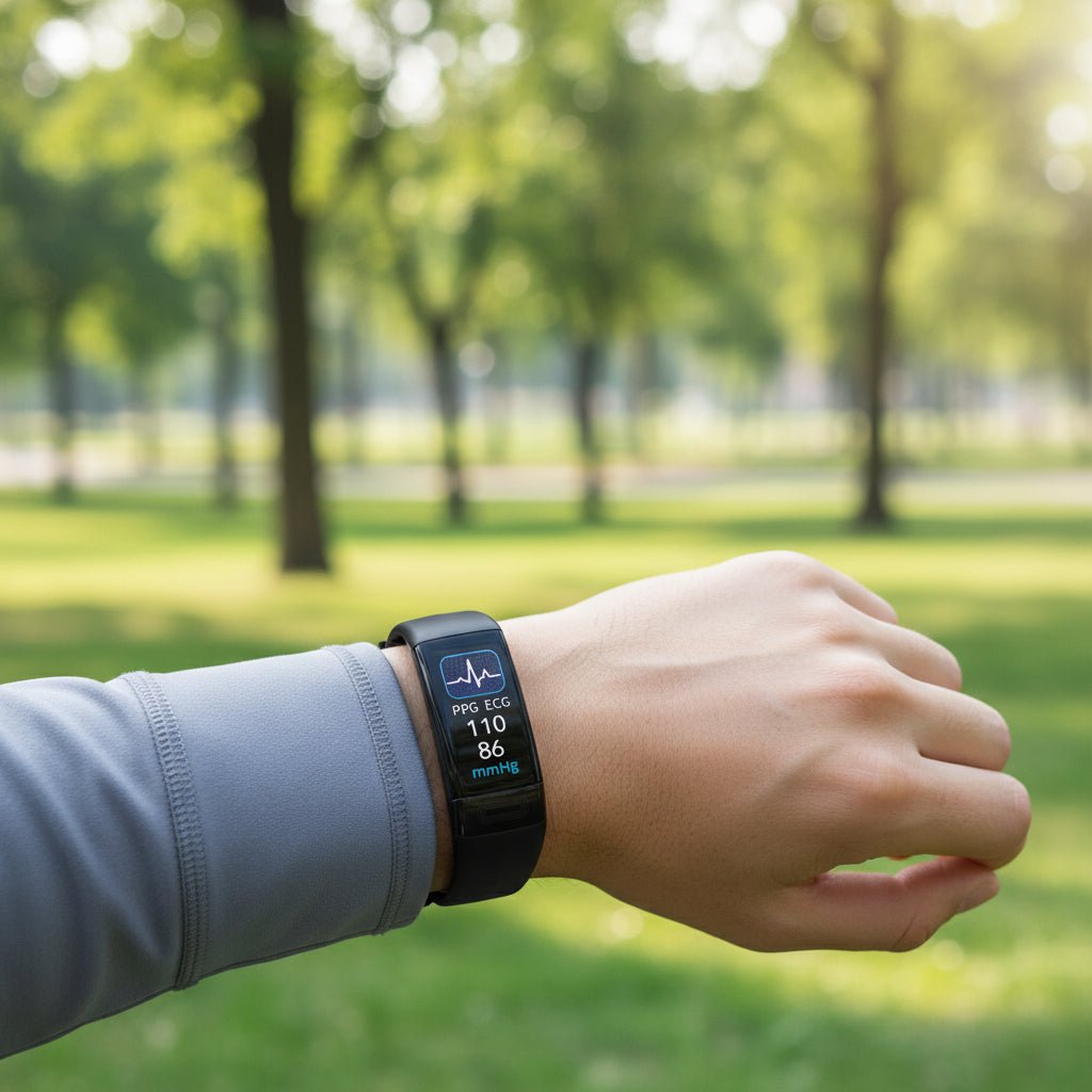 NOUVEAU RICHE Fitness Tracker Uhr – Smartwatch mit Puls-, Schritt- & Aktivitätstracking, Benachrichtigungen, IP67, 10 Tage Standby, iOS & Android