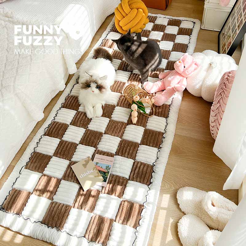 Blødt kæledyrstæppe – sofabeskytter til hunde og katte i chenille, skridsikkert hundetæppe, vaskbart – CozyCover