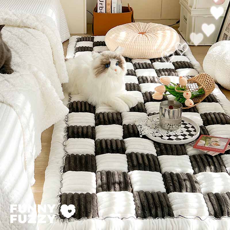 Blødt kæledyrstæppe – sofabeskytter til hunde og katte i chenille, skridsikkert hundetæppe, vaskbart – CozyCover