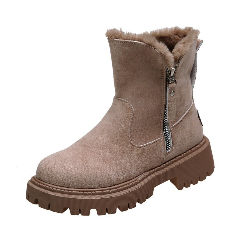 NOUVEAU RICHE Winterstiefel Damen Warm Gefüttert Wasserdicht Rutschfest