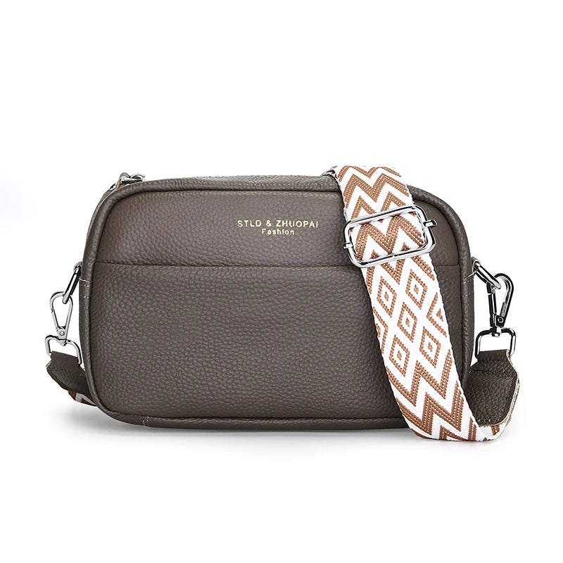 NOUVEAU RICHE Damen Tasche – Handgearbeitete Details als Perfekter Alltäglicher Begleiter Grau