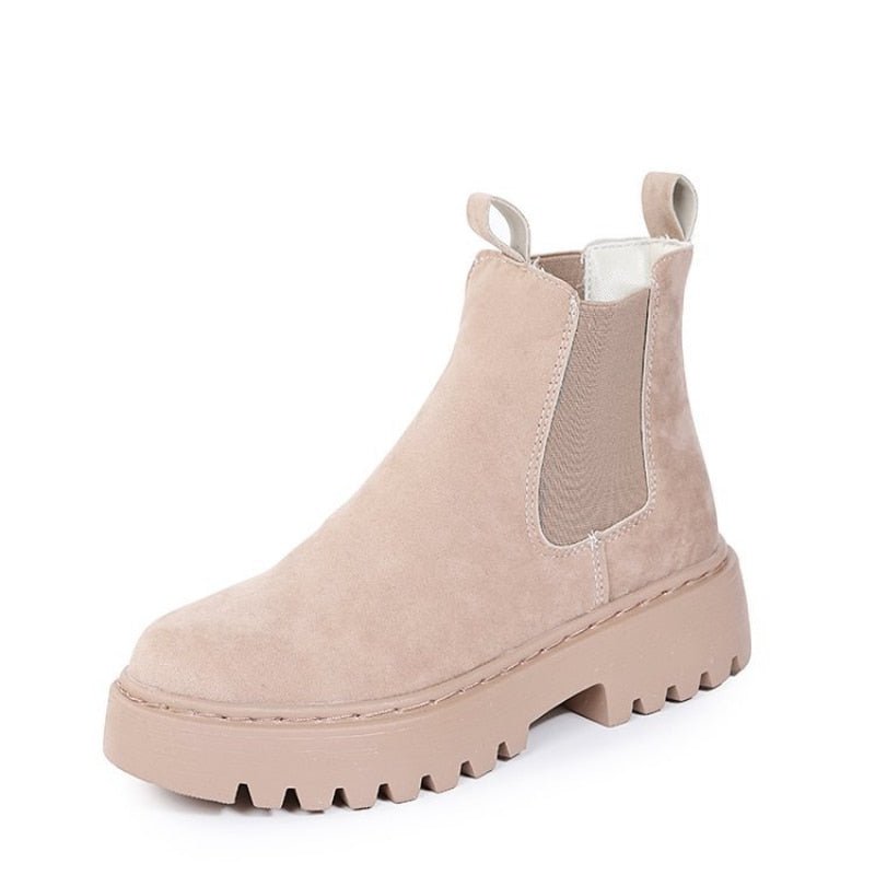 NOUVEAU RICHE Stiefelletten Flauschiges Innenfutter Warme Bequeme Sohle