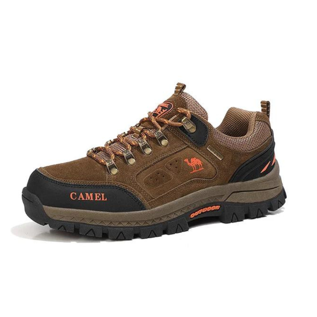 NOUVEAU RICHE Herren Outdoor Wanderschuhe, wasserdicht und atmungsaktiv für höchsten Komfort Braun