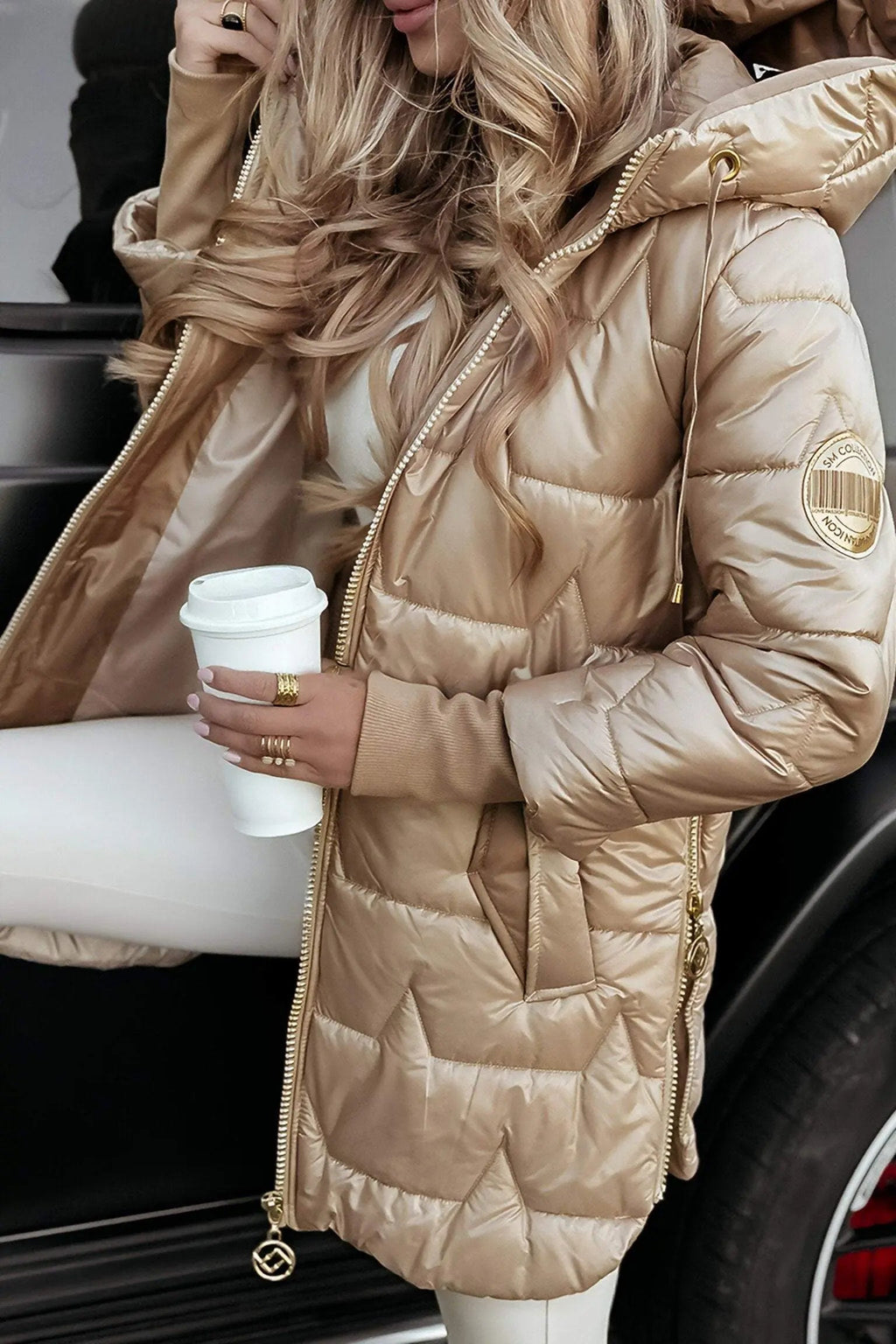 NOUVEAU RICHE Zahara | Pufferjacke mit Kapuze