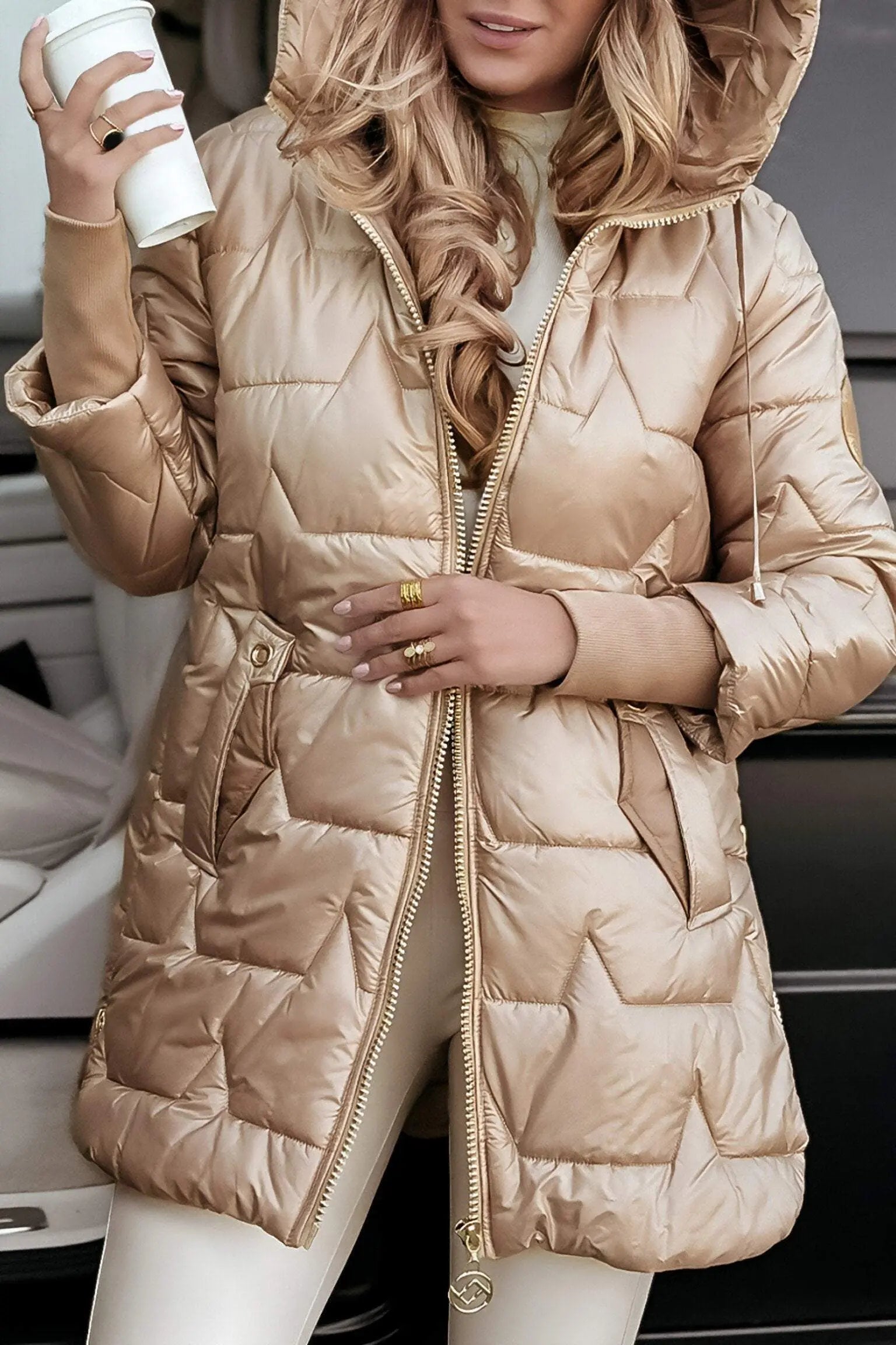 NOUVEAU RICHE Zahara | Pufferjacke mit Kapuze