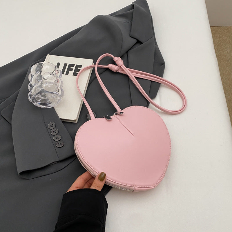 NOUVEAU RICHE Damen Umhängetasche – Schicke Stilvolle Tasche mit Freisprechmöglichkeit Rosa