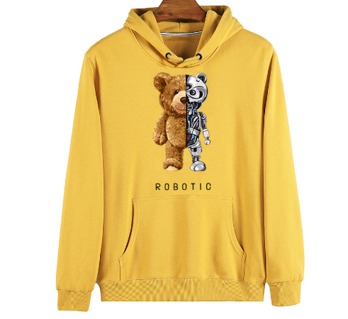 NOUVEAU RICHE Nisyros | Teddy Hoodie | Ein wunderbar warmer & stylischer Hoodie Gelb