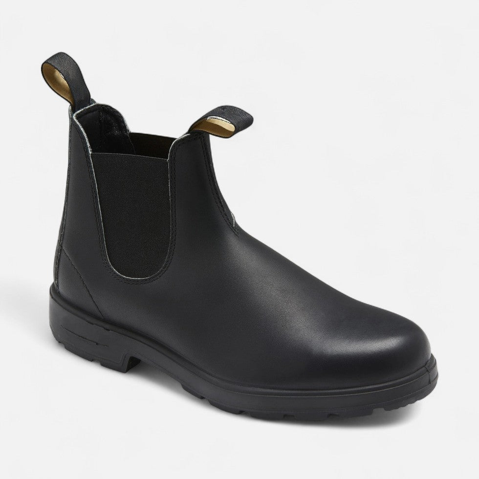 NOUVEAU RICHE Admire | Herren Stiefeletten mit Elastikeinsatz Schwarz