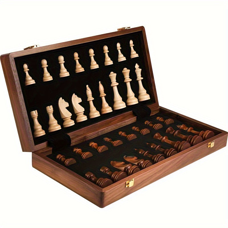 NOUVEAU RICHE Luxus Schachspiel aus Massivholz – Checkmate