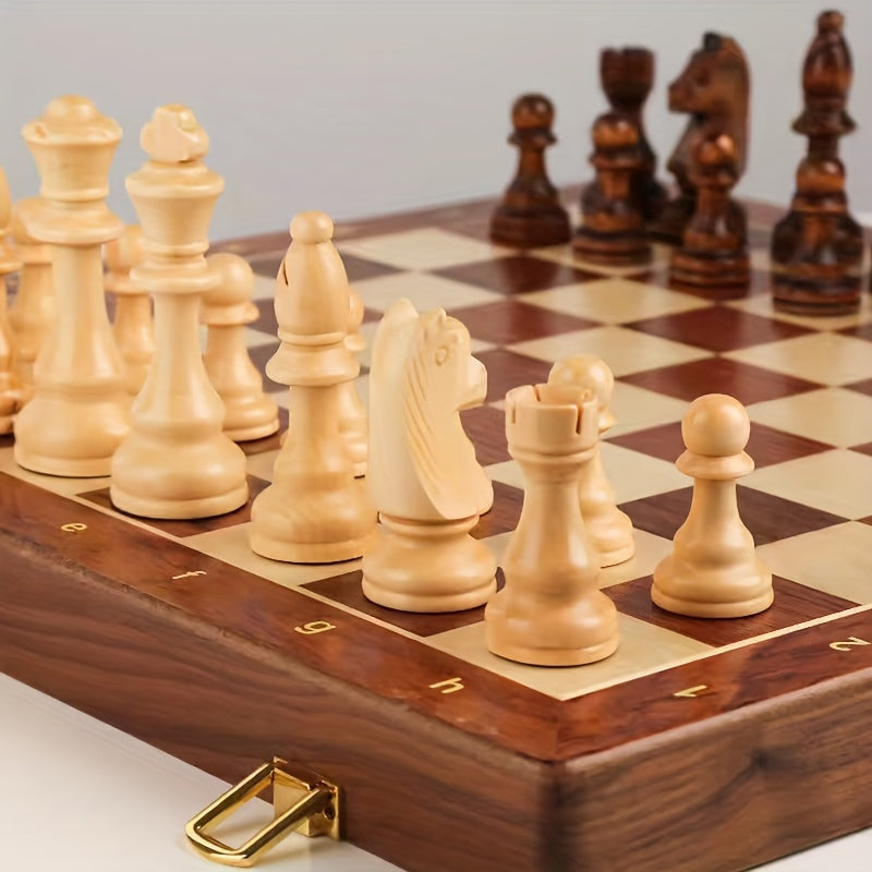 NOUVEAU RICHE Luxus Schachspiel aus Massivholz – Checkmate