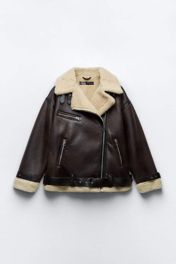 NOUVEAU RICHE Damen Jacke – Wasserabweisende Isolierte Jacke mit Moderner Geschichteter Optik Braun