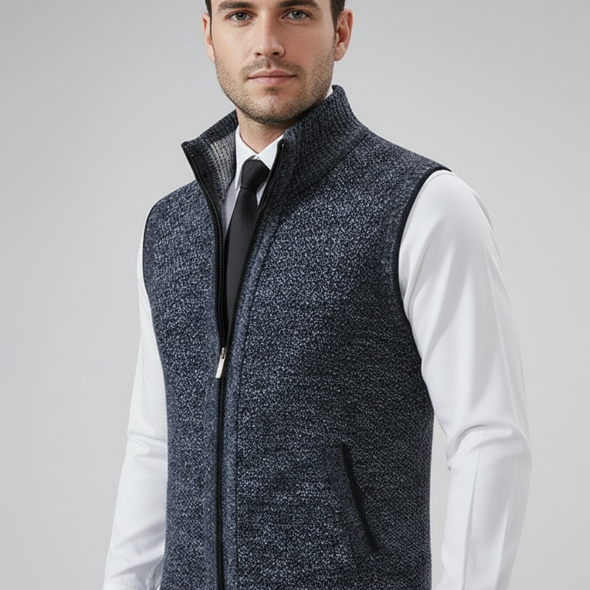 Elegante Herrenweste aus hochwertigem Material für formelle und lässige Anlässe