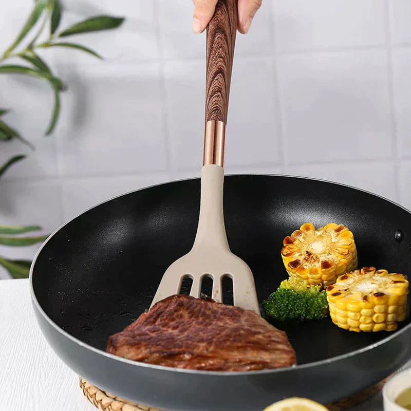 NOUVEAU RICHE Silikon Küchenutensilien Set Vielseitig Spülmaschinenfest
