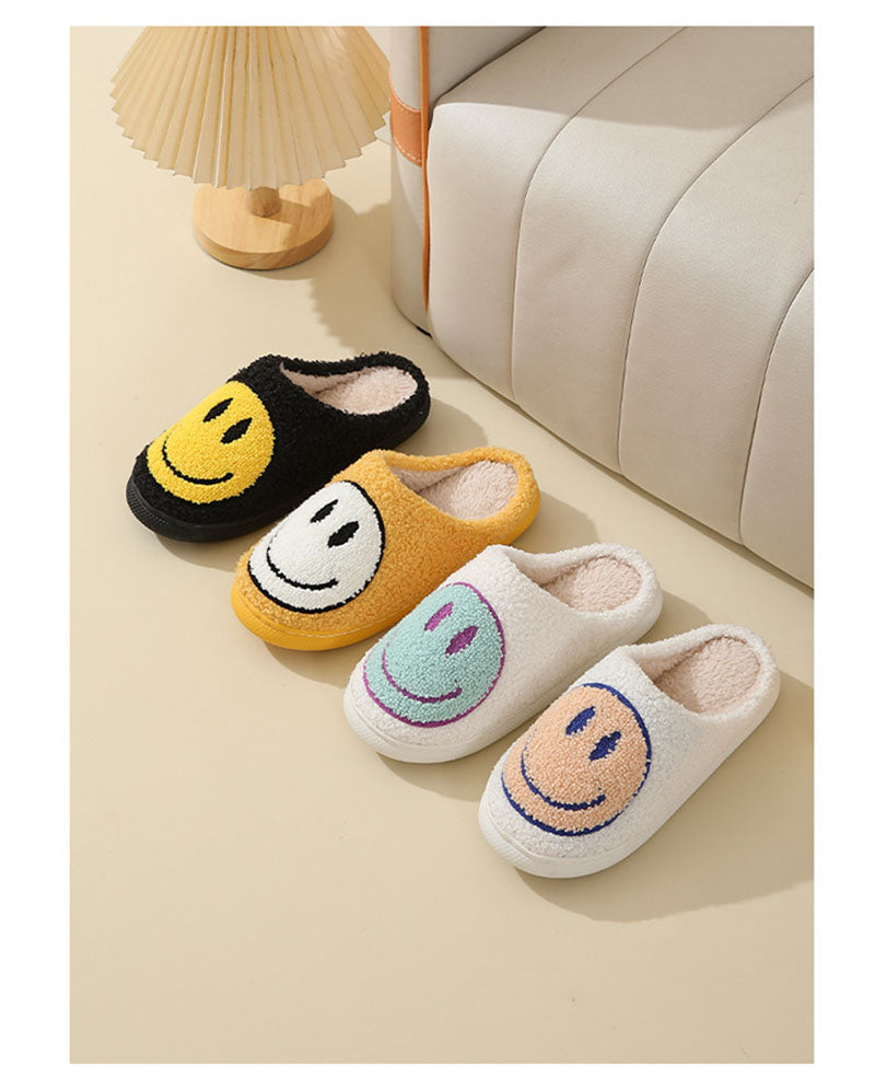 NOUVEAU RICHE Unisex Pantoffel Lächeln-Muster Warm Und Weich Hausschuhe