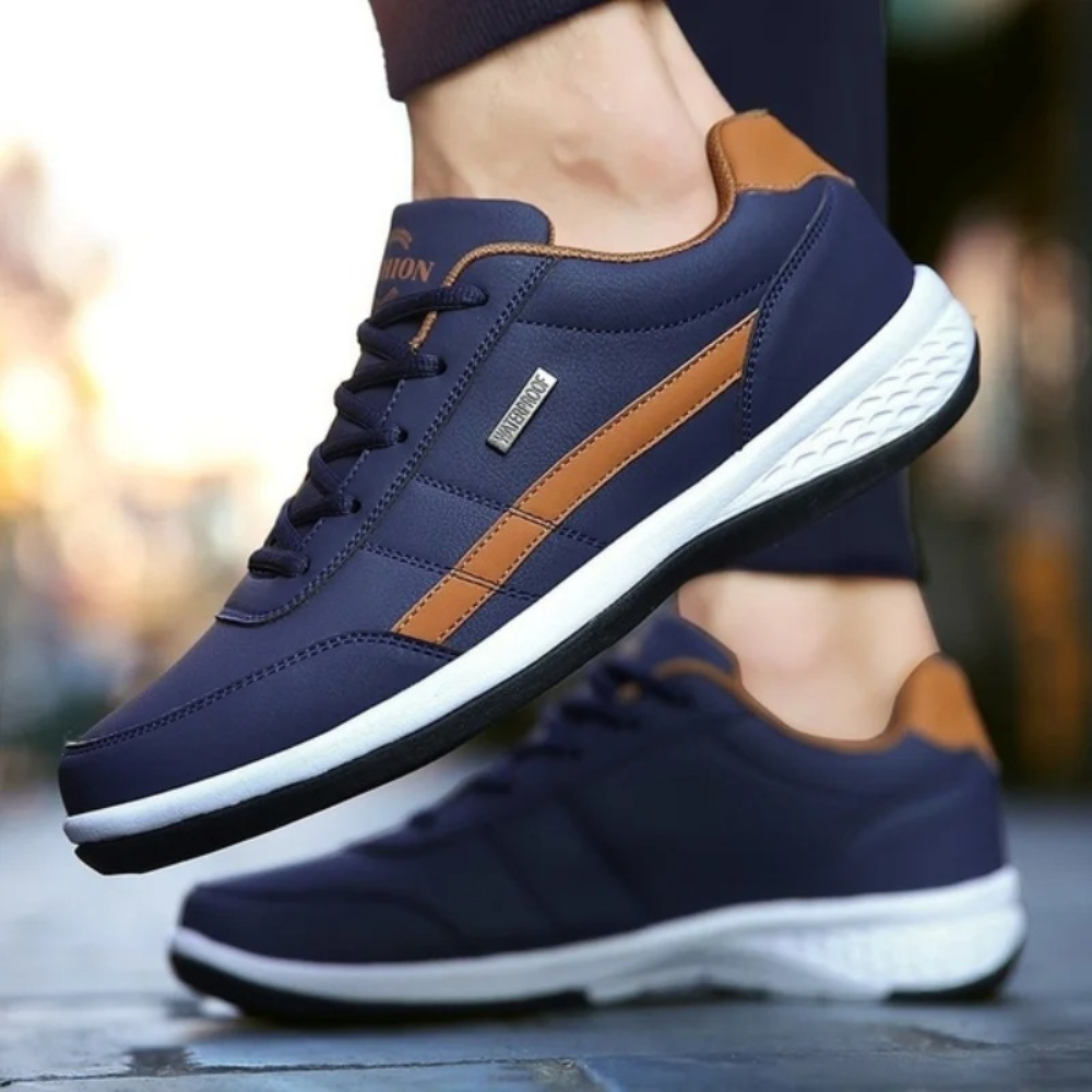NOUVEAU RICHE Herren Lederschuhe Komfortschuhe Wasserdicht Fußgewölbe