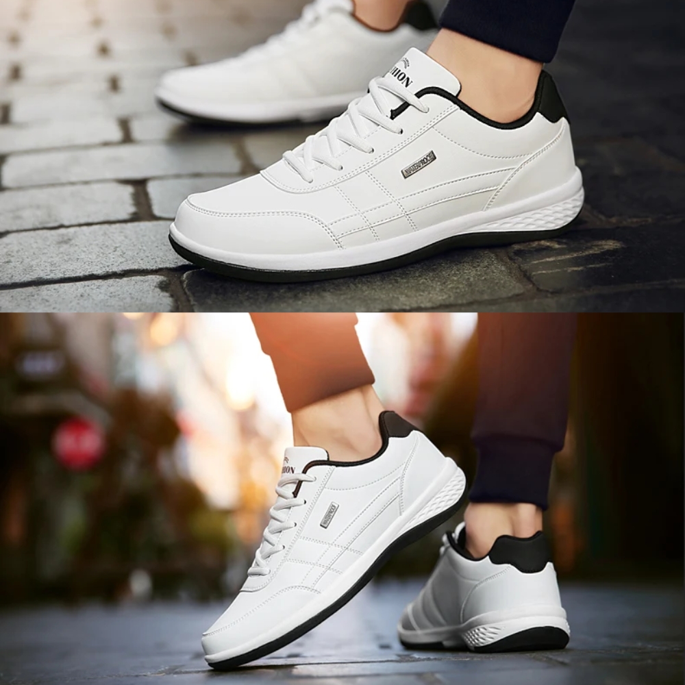 NOUVEAU RICHE Herren Lederschuhe Komfortschuhe Wasserdicht Fußgewölbe