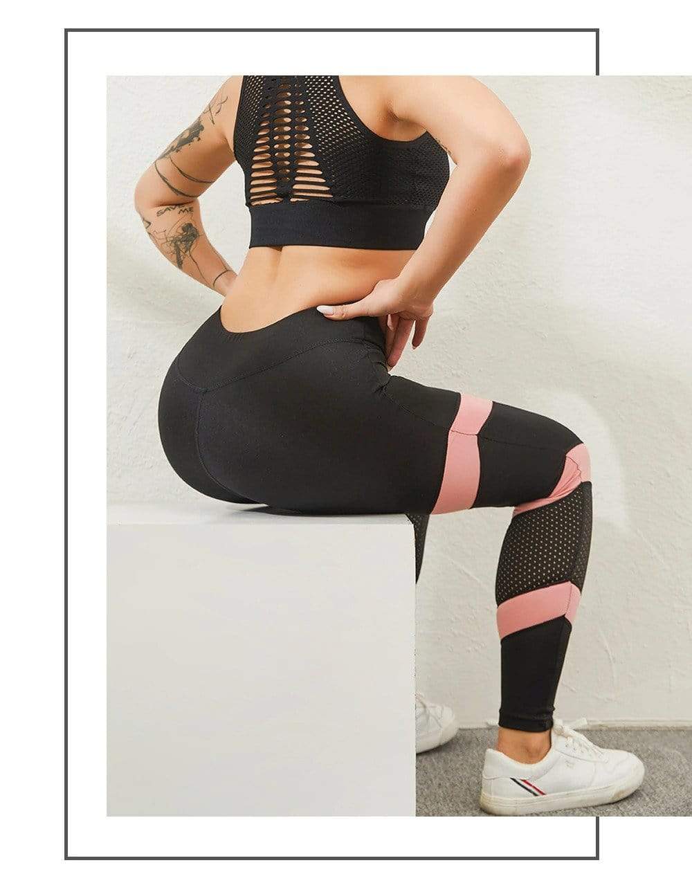 NOUVEAU RICHE High-Waist Yoga-Leggings – Damen Yogahose & Sportleggings, atmungsaktiver Stretch, S–XL – Roque Luna