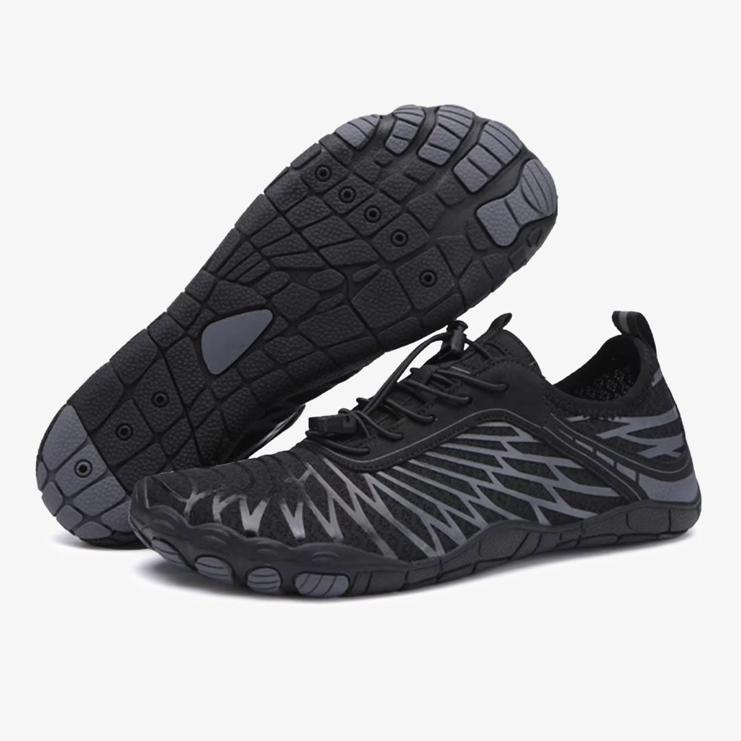 NOUVEAU RICHE Minimalistische Schuhe Ultraleichte Komfort Ganztags Freiheit Schwarz