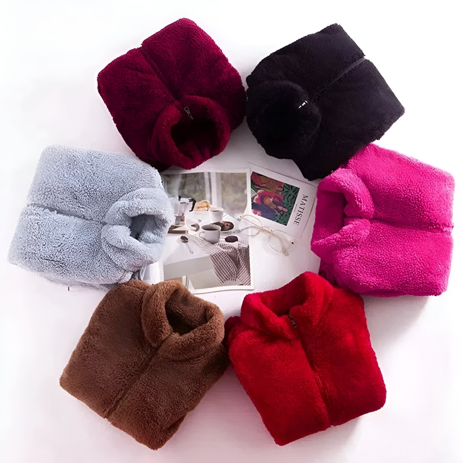NOUVEAU RICHE Damen Fleece Weste – Ärmellose Polar Fleece Winterweste für Kalte Tage