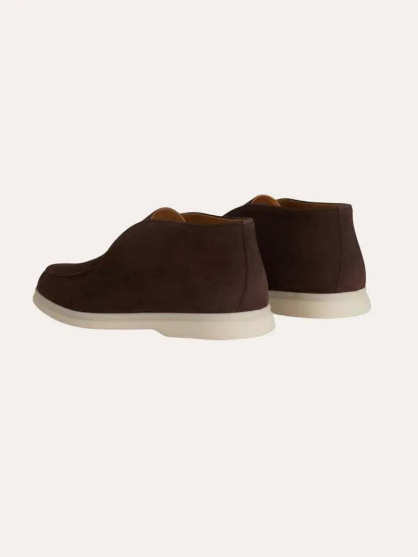 NOUVEAU RICHE Herren-Wildleder-Slipper Braun