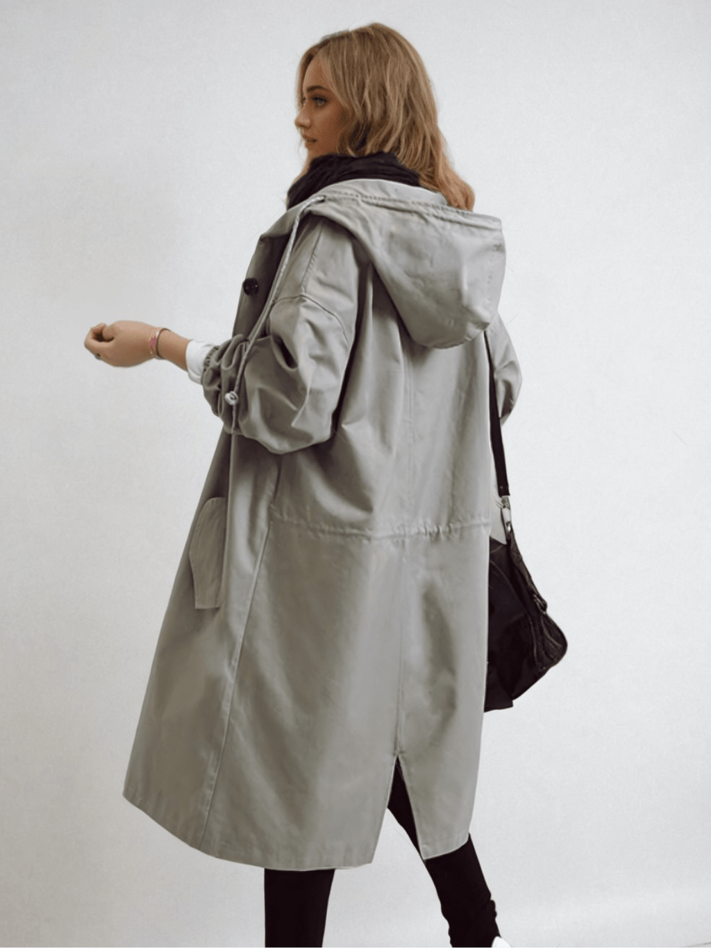 NOUVEAU RICHE Elizabeth | Dame Wasserabweisender Trenchcoat mit Gürtel - Eleganter Übergangsmantel & Windbreaker
